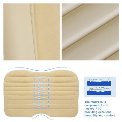 Car Inflatable Bed – Portable Air Mattress with 2 Pillows & Pump