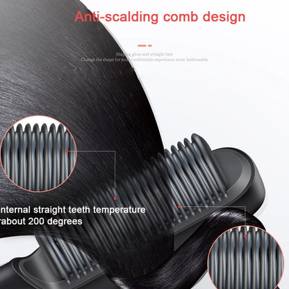 Hair Straightening Brush — Style & Soothe in One Stroke