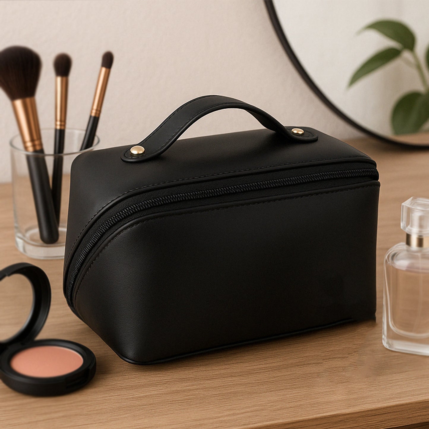 Travel Makeup & Toiletry Organizer – Waterproof, Stylish & Functional