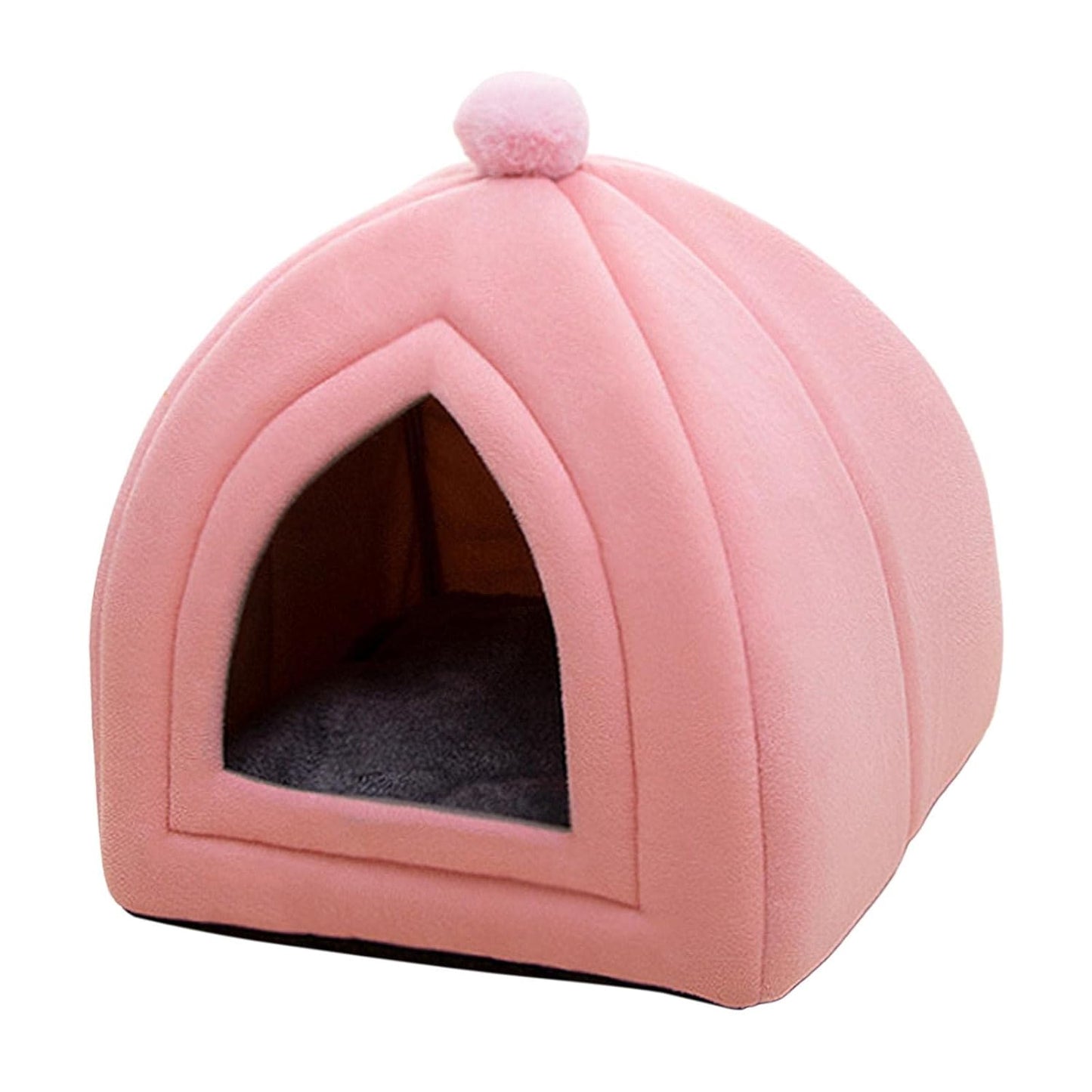Luxury Igloo-style Pet Tent Bed For Small Dogs And Cats (1 Pc)