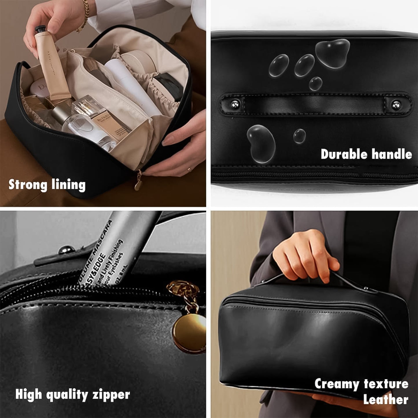 Travel Makeup & Toiletry Organizer – Waterproof, Stylish & Functional