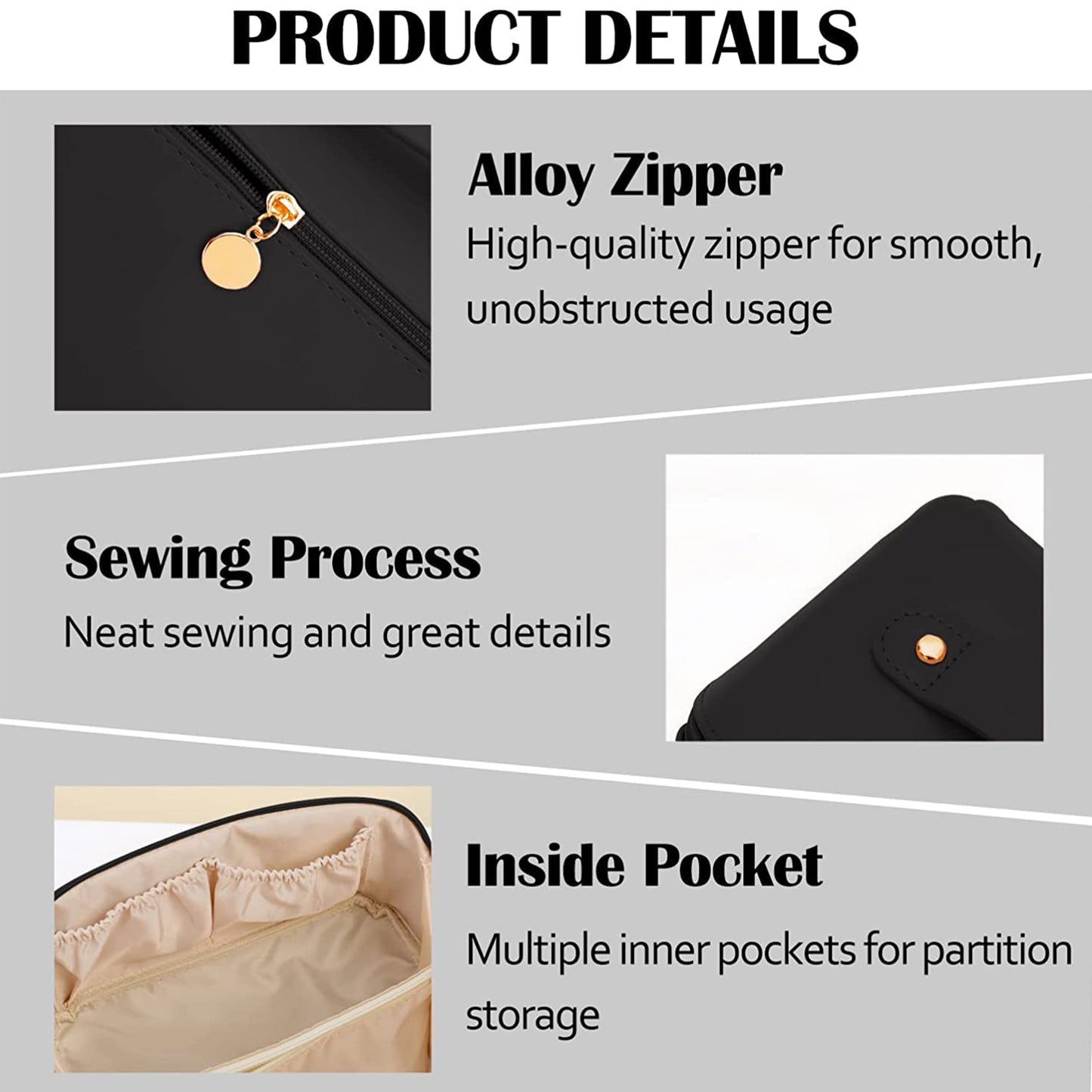 Travel Makeup & Toiletry Organizer – Waterproof, Stylish & Functional